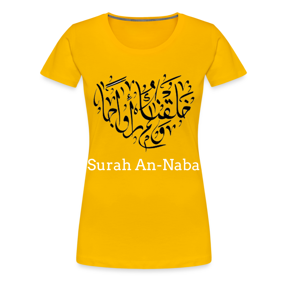 Women’s Premium T-Shirt - sun yellow