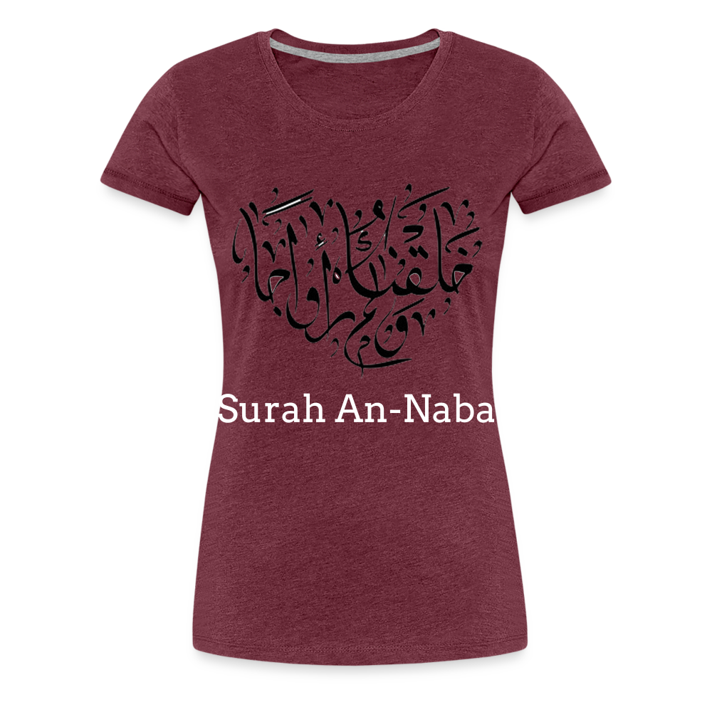 Women’s Premium T-Shirt - heather burgundy