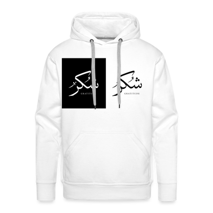 Men’s Premium Hoodie - white