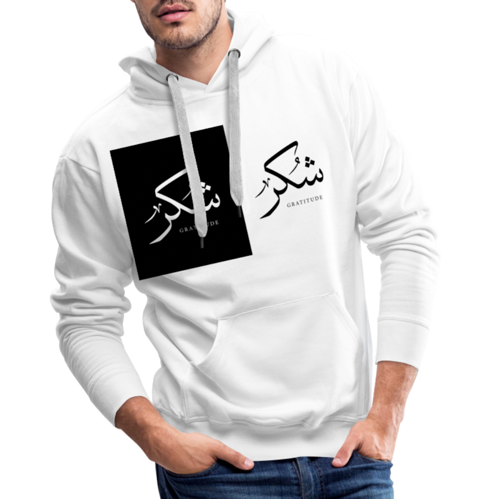 Men’s Premium Hoodie - white