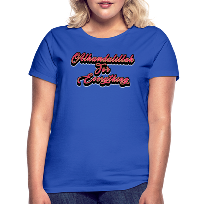 Women's T-Shirt - royal blue