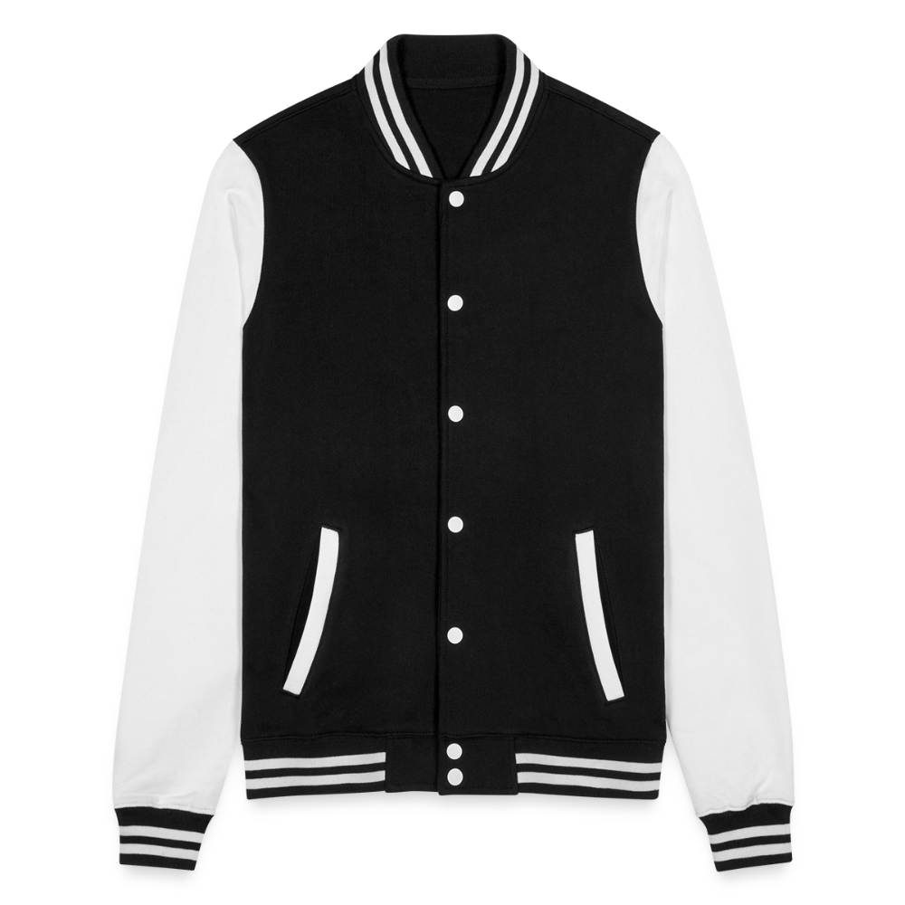 College Sweat Jacket - black/white