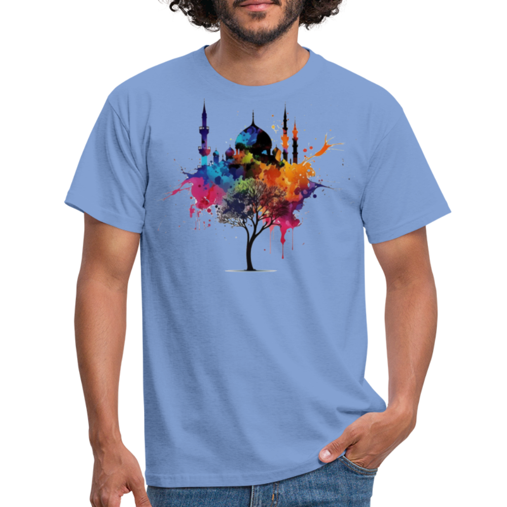 Men's T-Shirt peace masjid - carolina blue