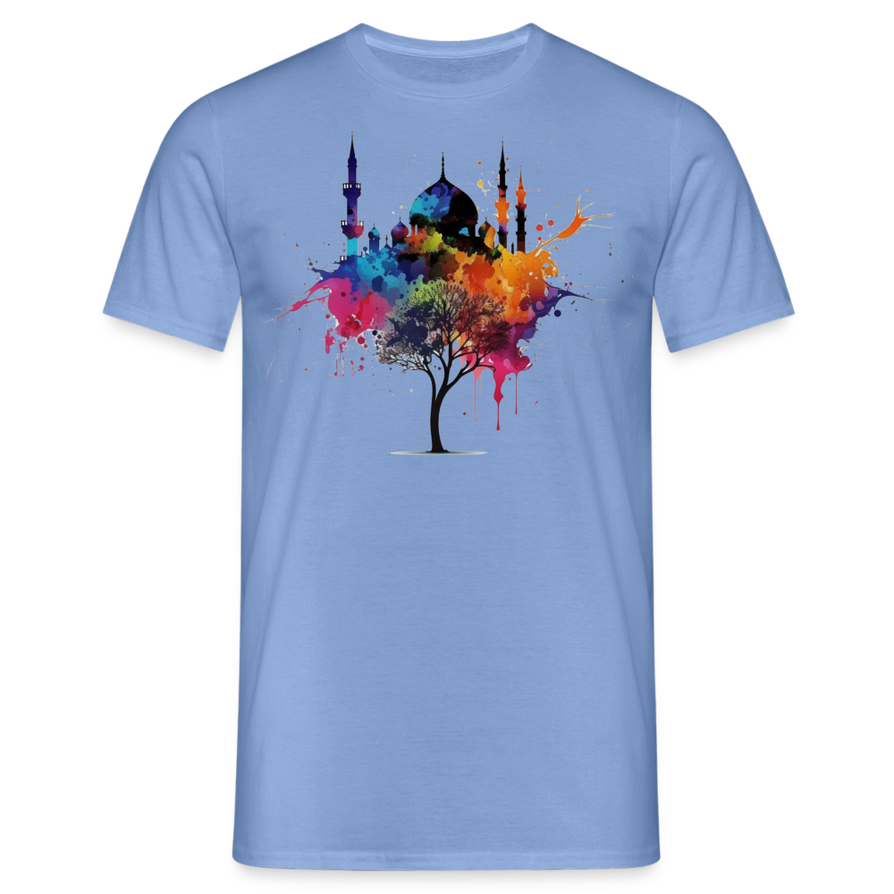 Men's T-Shirt peace masjid - carolina blue