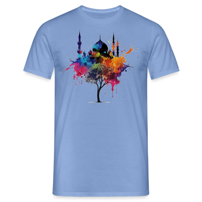 Men's T-Shirt peace masjid - carolina blue