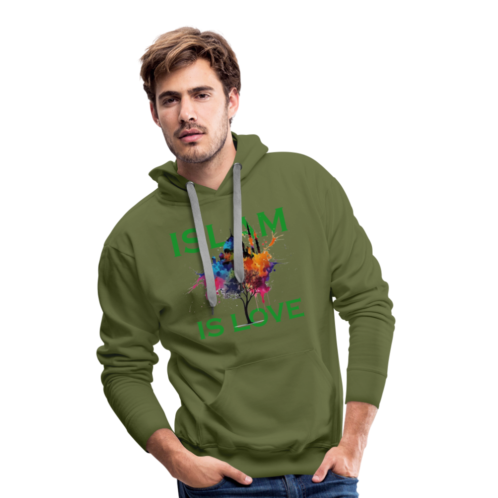 Men’s Premium Hoodie - olive green