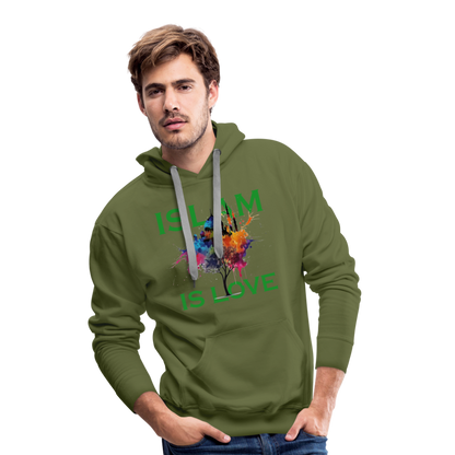 Men’s Premium Hoodie - olive green