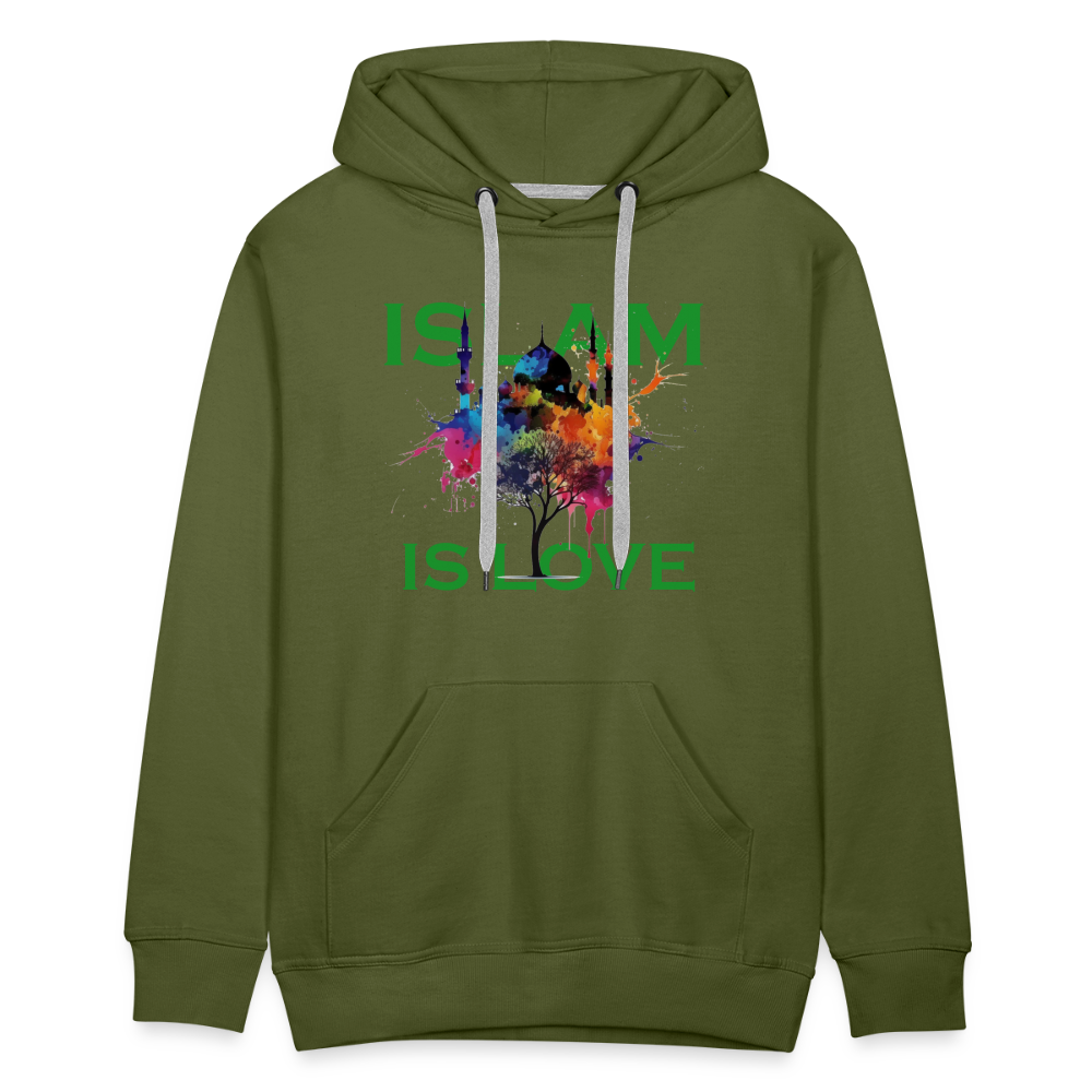 Men’s Premium Hoodie - olive green