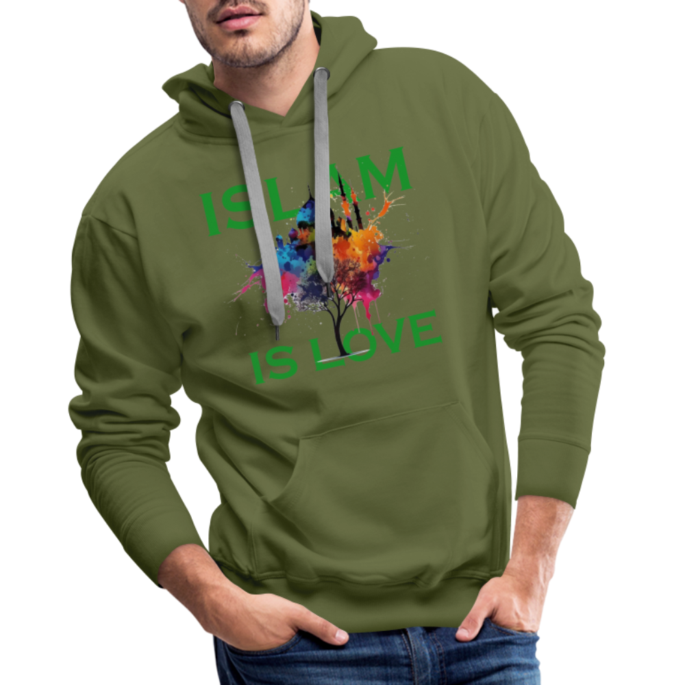 Men’s Premium Hoodie - olive green