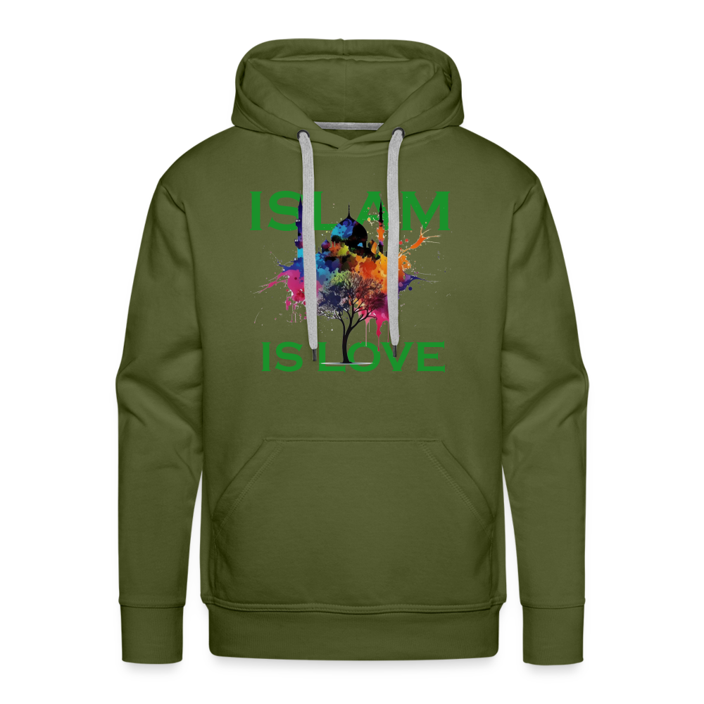 Men’s Premium Hoodie - olive green