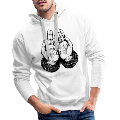 Men’s Premium Hoodie - white