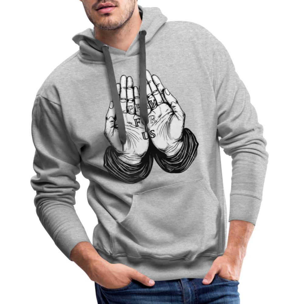 Men’s Premium Hoodie - heather grey