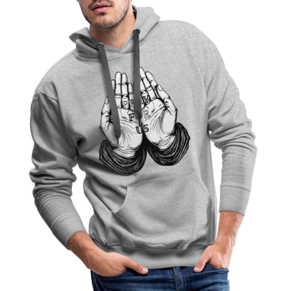 Men’s Premium Hoodie - heather grey