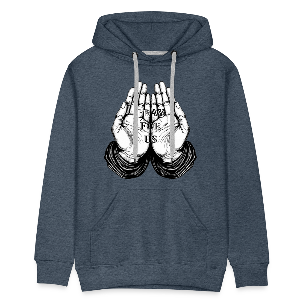 Men’s Premium Hoodie - heather denim