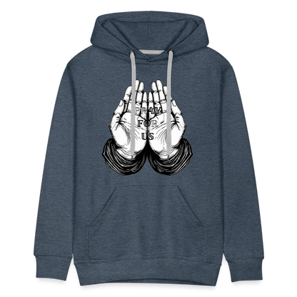 Men’s Premium Hoodie - heather denim