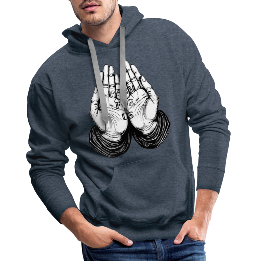 Men’s Premium Hoodie - heather denim