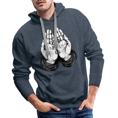 Men’s Premium Hoodie - heather denim