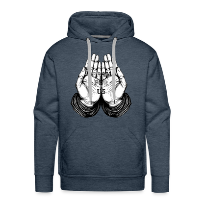 Men’s Premium Hoodie - heather denim