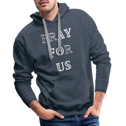 Men’s Premium Hoodie - heather denim